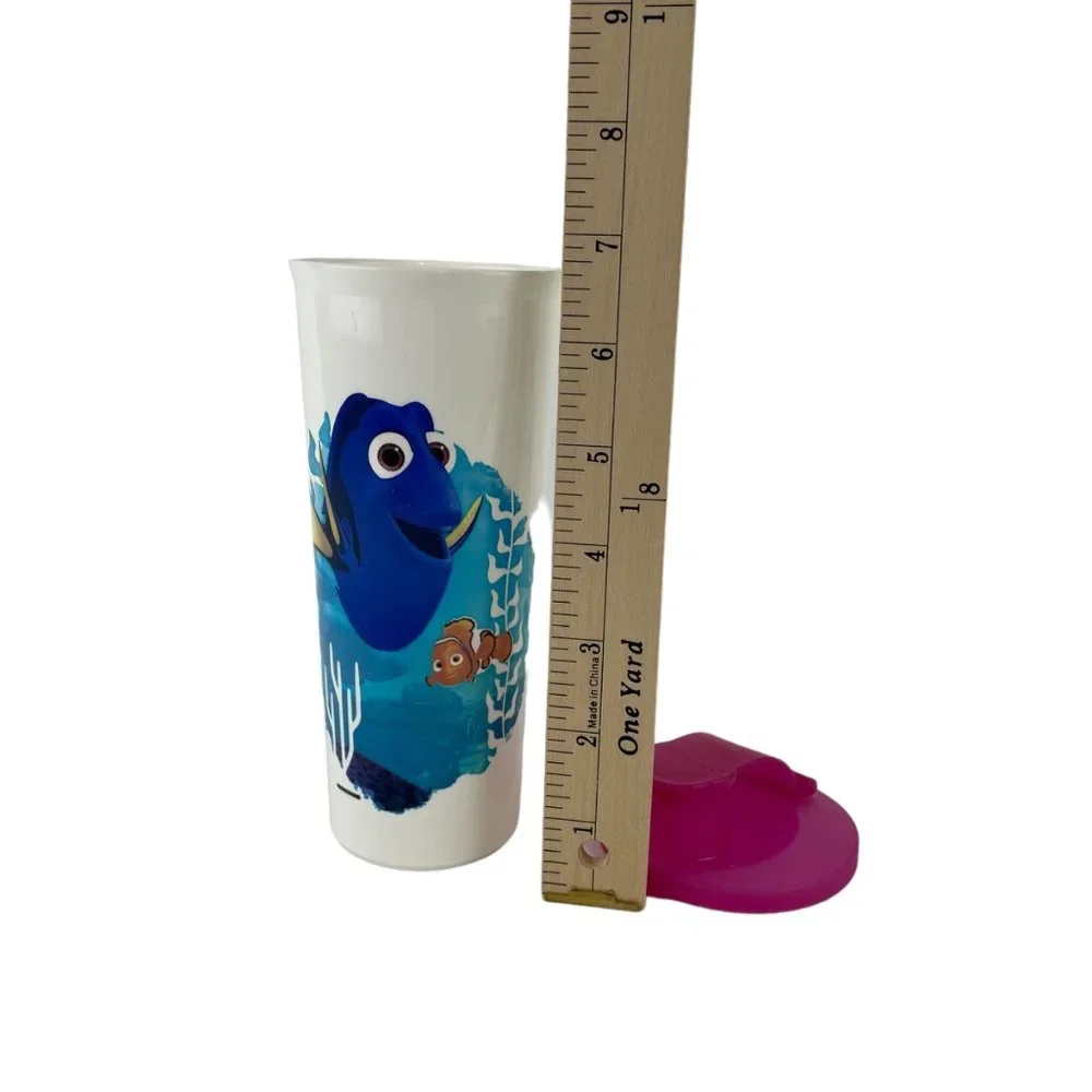 Tupperware Disney Pixar Finding‎ Nemo Dory Tumbler 16 Oz Cup w/Flip Top Lid Seal